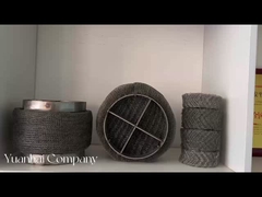 Włókno sieciowe Demister Pad 304 316 ze stali nierdzewnej do separacji płynów gazowych