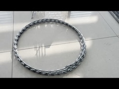 Ograniczanie ogrodzenia Żyleta Drut kolczasty Gorąco zanurzony Galwanizowany PVC powleczony