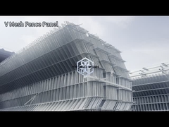 Ogrodzenie z galwanizowanym, spawanym drutem 75*150mm