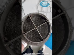 304 SS Mesh Demister Pad Trwałe usuwanie mgły dla systemów gazowych olejów chemicznych