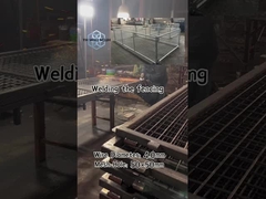 Ocynkowane ogrodzenie z siatki zgrzewanej