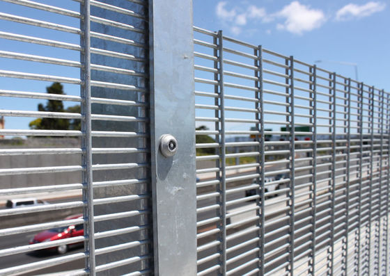 Pvc Coating ety Guardrail Prevents Climbing Prison Mesh Fencing
