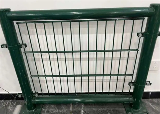 Ogrodzenie z galwanizowanego drutu podwójnej pętli dla przemysłu 75*150mm