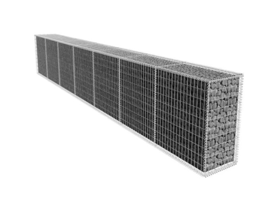 PVC powlekany / Galwanizowany Gabion Box Żelazny Drut Do Ochrony Przed Powodziami 80*100mm*2.8mm