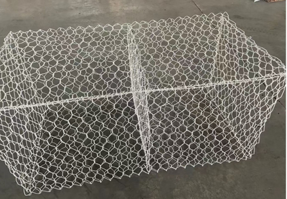 Niski poziom węgla HDG Gabion Baskets 100 * 120mm dla linii Boudary