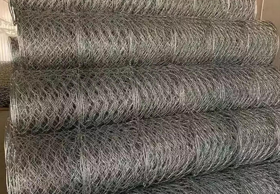 Galfan Wire Gabion Baskets dla zapobiegania złamania skał 80 * 100mm