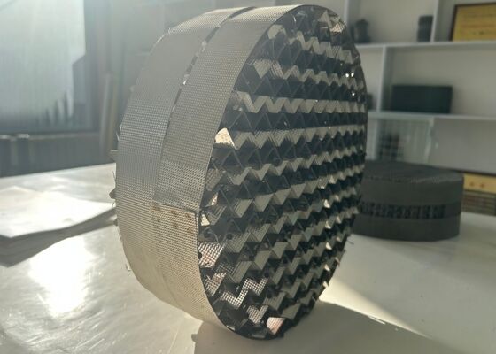 Wypełnienie strukturalne metalowe SS304 316L 500Y/700Y do destylacji