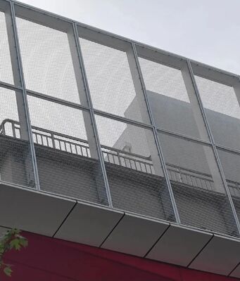 Architektoniczna siatka z metalu ekspandowanego o diamentowym wzorze do fasad i projektowania wnętrz