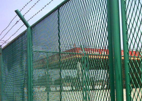 4ft X 8ft Diamentowy otwór Perforowany 8mm aluminiowy arkusz rozszerzony do ściany bezpieczeństwa